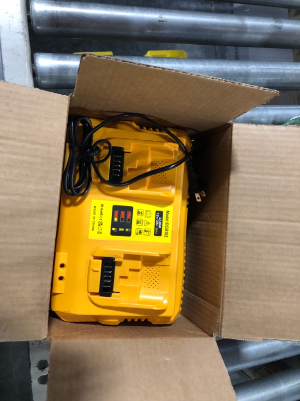 Photo 3 of DCB102 Replacement for Dewalt Battery Charger Station Comaptible with Dewalt 12V/20V Battery Charger ?DCB102?2-Port Charger