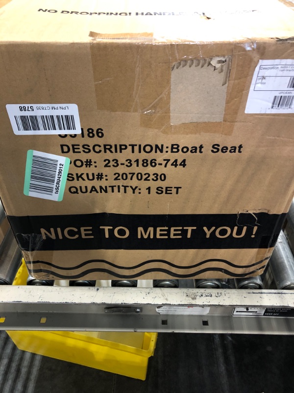 Photo 1 of Leader Accessories A Pair of New Low Back Folding Boat Seats(2 Seats) B-Black/Charcoal