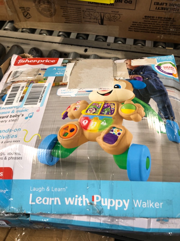 Photo 3 of Fisher-Price Laugh & Learn Baby & Toddler Toy Smart Stages Learn With Puppy Walker, Educational Music Lights And Activities