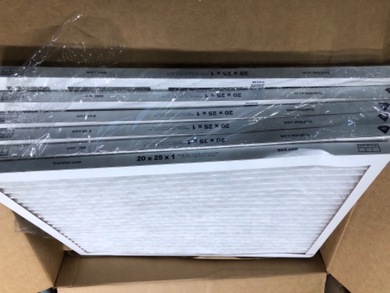 Photo 1 of Amazon Basics Merv 8 AC Furnace Air Filter - 20'' x 25'' x 1'', 6-Pack
