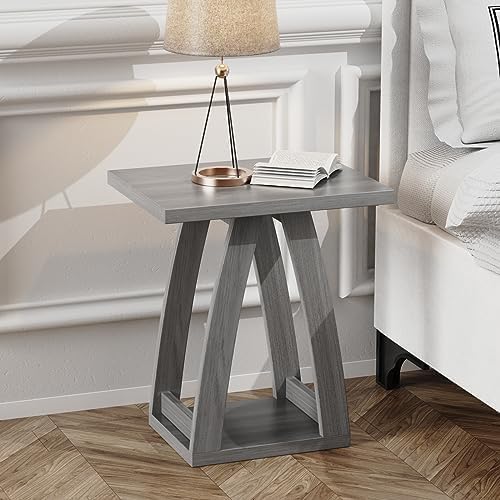 Photo 1 of 
FROMJBEST End Table, Side Table, Nightstand, Sofa Side Table with Shelf, Modern End Table for Living Room, Bedroom
