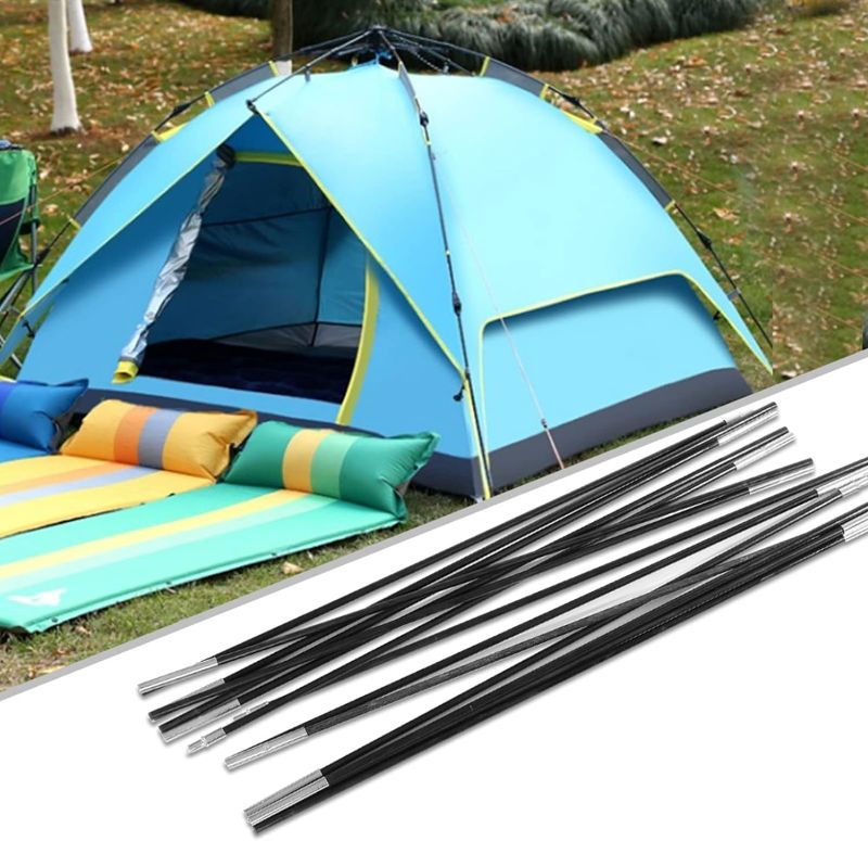 Photo 1 of 
Ejoyous Tent Poles 3.96m, Fiberglass Replacement Tent Poles, Adjustable Universal Tent Poles Fiberglass Awning Frame Kit, for Outdoor Camping Support