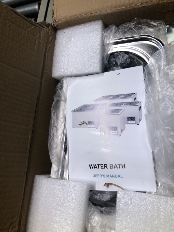 Photo 3 of JOANLAB Digital Thermostatic Lab Water Bath 6L Water Bath Heater 1 Chamber with 2 Openings, for Lab Use 110V/60 Hz BHS-2