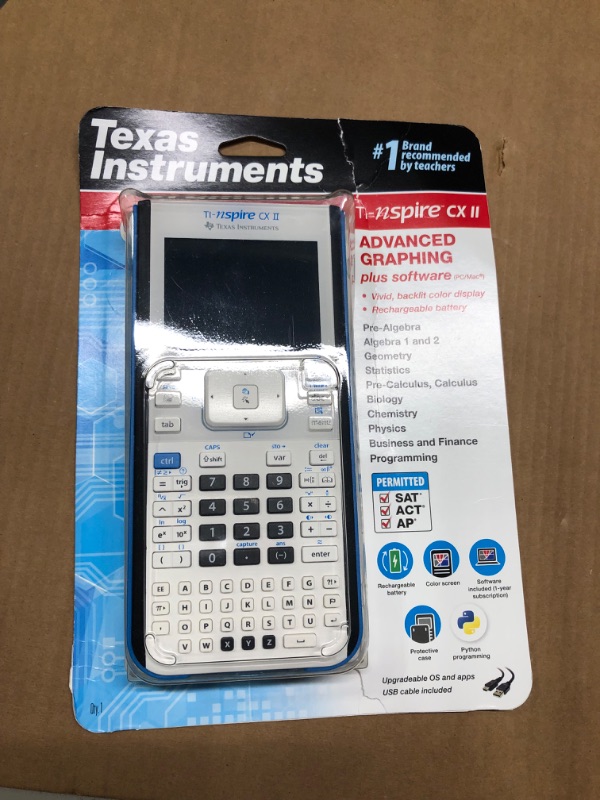 Photo 2 of Texas Instruments® TI-Nspire CX-II Color Graphing Calculator