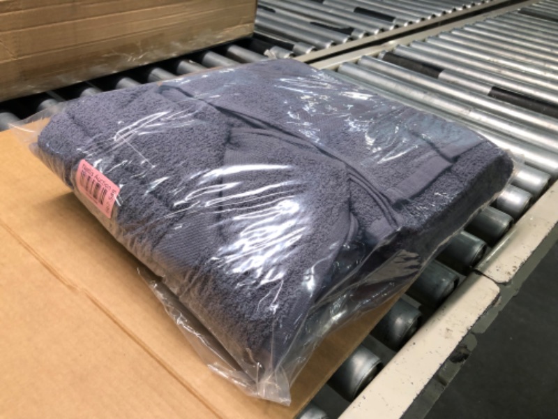 Photo 1 of Grey Towels for Bathroom 6 Pack, Cotton Bath Towel Set for Hotel, Gym, Spa, Soft Extra Absorbent Quick Dry 24x50 Inch