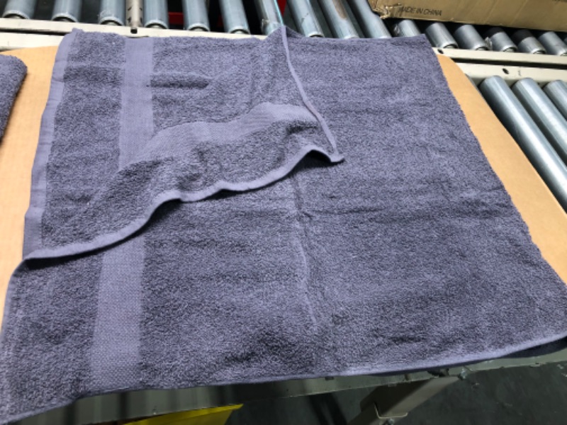 Photo 1 of Grey Towels for Bathroom 6 Pack, Cotton Bath Towel Set for Hotel, Gym, Spa, Soft Extra Absorbent Quick Dry 24x50 Inch