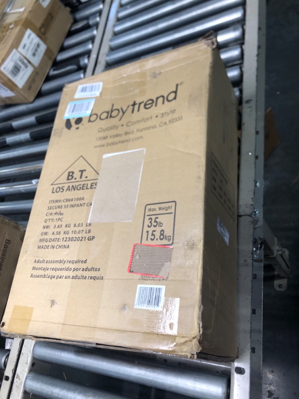 Photo 1 of Baby Trend Secure 35 Infant Car Seat Base, Black