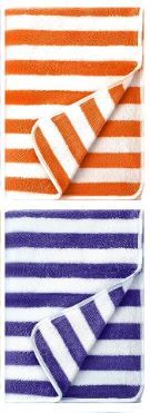 Photo 1 of 10 Packs Oversized Beach Towels Bulk Absorbent Quick Drying Towel Large Soft Pool Towels Microfiber Travel Towel for Women Men Hotel Spa Hot Tub and Bath (Elegant,59 x 28 Inch) (5 BLUE & 5 ORANGE)