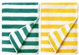 Photo 1 of 10 Packs Oversized Beach Towels Bulk Absorbent Quick Drying Towel Large Soft Pool Towels Microfiber Travel Towel for Women Men Hotel Spa Hot Tub and Bath (Elegant,59 x 28 Inch) 5 YELLOW - 5 GREEN