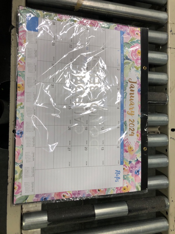 Photo 2 of 2024 Desk Calendar - Jan. 2024 - Dec. 2024, 12 Months Large Monthly Desk Calendar, 22" x 17", Desk Pad, Large Ruled Blocks, To-do List & Notes, Best Desk/Wall Calendar for Planning and Organizing