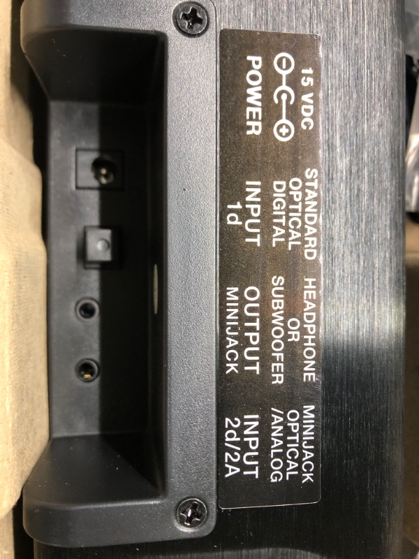 Photo 1 of ZVOX AV257 TV Soundbar with AccuVoice 12 Levels of Sound Boost, Dialogue Clarifying Sound Bar with Patented Hearing Technology, Wall Mountable Home Speaker with Alphanumeric Display, TV Sound System
