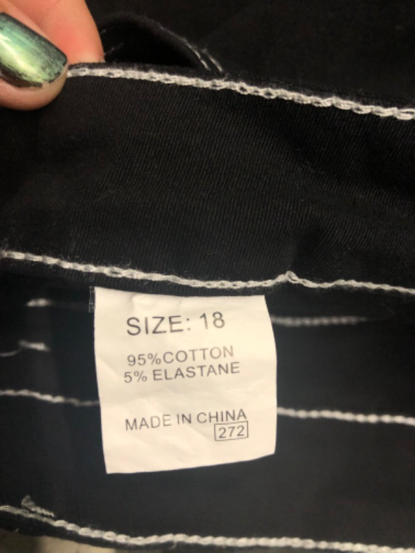 Photo 1 of Eytino Womens Size 18 Cargo Pants High Waisted Stretch Wide Leg Baggy Pants Casual Trousers with Pockets