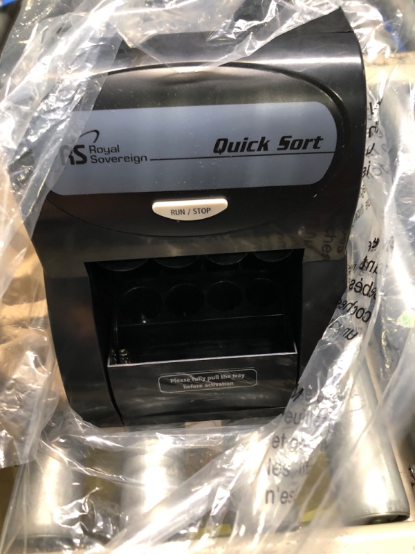 Photo 1 of Royal Sovereign Electric Coin Sorter, Patented Anti-Jam Technology, 1 Row of Coin Counting (QS-2AN)