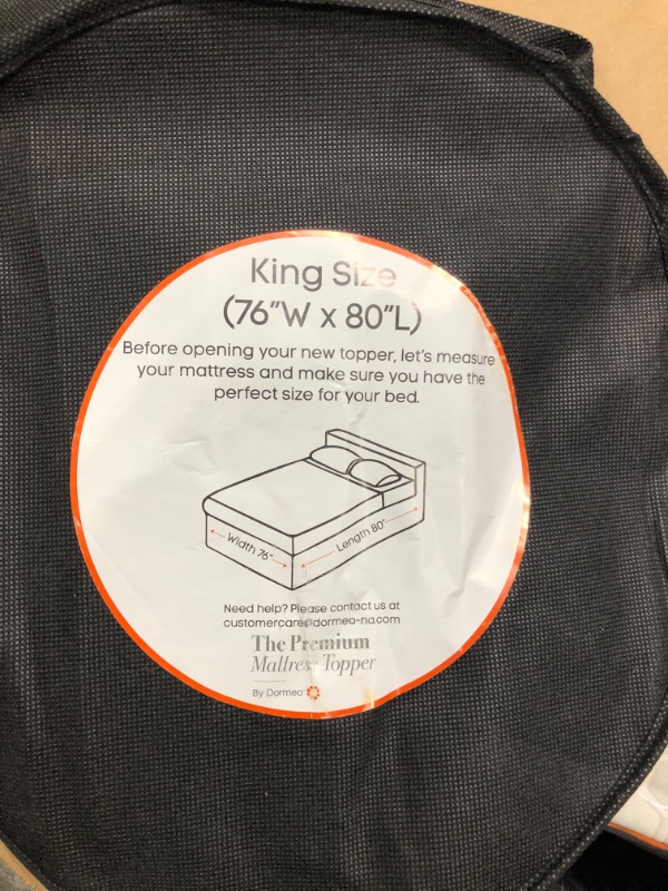 Photo 3 of **LOOKS NEW**Dormeo Mattress Topper King - Relieving Octaspring Technology Mattress Topper - King Bed Toppers, Cooling Mattress Topper - 3 inch Mattress Topper King - King Size Mattress Toppers King (76x80x3 inches)