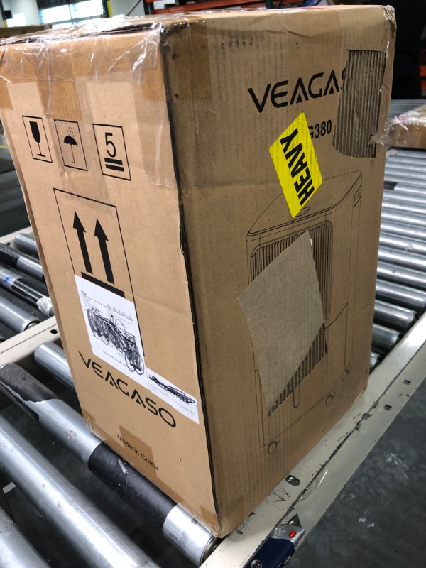 Photo 1 of 30 Pint Dehumidifiers for Home with Drain Hose, VEAGASO 2,500 Sq.Ft Dehumidifier for Basement, Large Room, Bathroom, Three Operation Modes, Intelligent Humidity Control, Dry Clothes, 24HR Timer