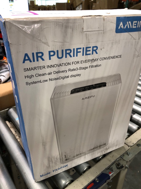 Photo 5 of AMEIFU Air Purifiers for Home Large Room up to 1740ft² with Washable Fliter Cover, Hepa Air Purifiers, H13 True HEPA Air Filter for Wildfires, Pets Hair, Dander, Smoke, Pollen, 3 Fan Speeds, 5 Timer, Sleep Mode 15DB Air Cleaner