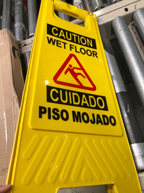 Photo 4 of ANZEKE Caution Wet Floor Sign
