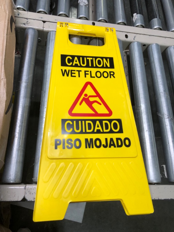 Photo 2 of ANZEKE Caution Wet Floor Sign