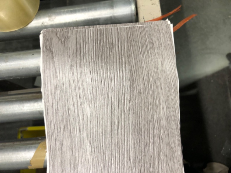 Photo 4 of Art3d Peel and Stick Floor Tile Vinyl Wood Plank 36-Pack 54 Sq.Ft, Deep Gray, Rigid Surface Hard Core Easy DIY Self-Adhesive Flooring 36 x 6 x 0.1 inches Deep Grey 36