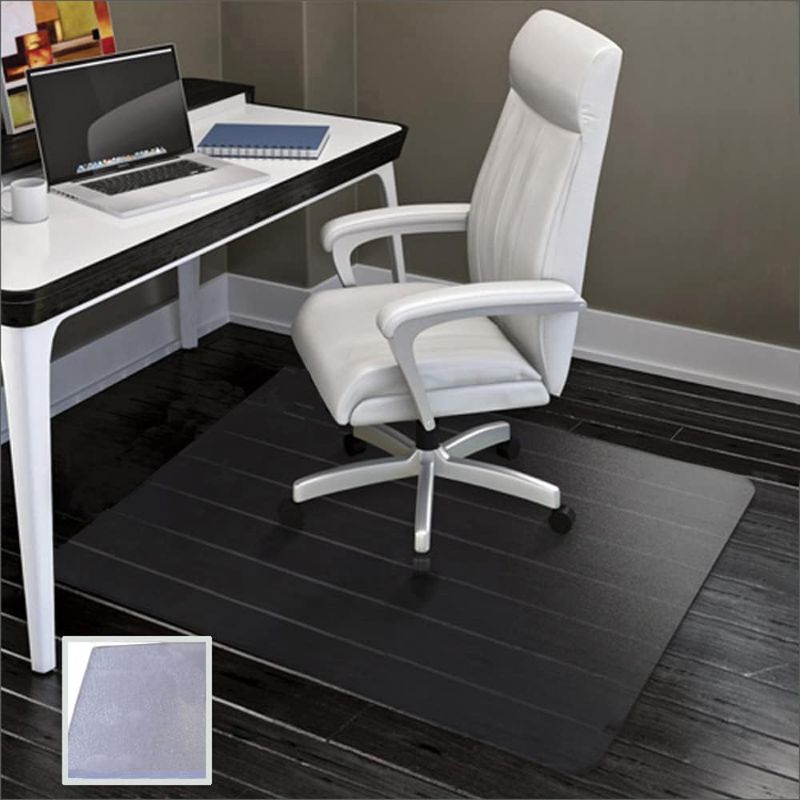 Photo 1 of Office Chair Mat for Hard Floors - 45''×53'',Heavy Duty Clear Wood/Tile Floor Protector PVC Transparent