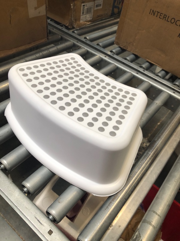 Photo 1 of Dreambaby Step Stool Grey Dots, Toddler Potty Training Aid with Non Slip Base, Model L673