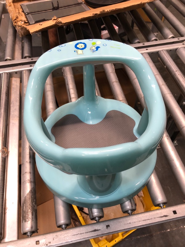 Photo 1 of Baby Bath Seat for Babies 6 to 18 Months / Non-Slip Infants Toddlers Taking Bath by Sitting in Bath Tub Chair 2022 Upgraded (Light Blue)