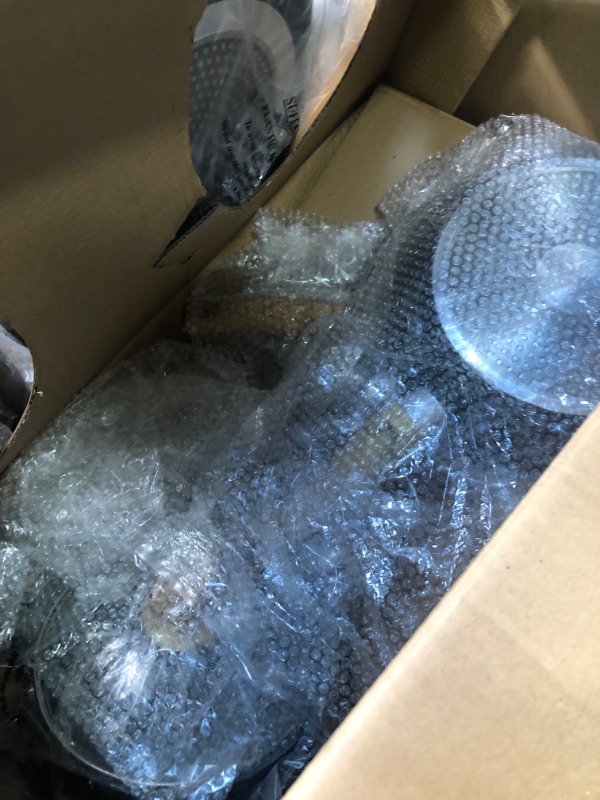 Photo 1 of Kitchen Academy Induction Cookware Set - 17 Piece Grey Cooking Pan Set, Granite Non-Stick Pots and Pans Set 17 PCS Cookware Set Gray