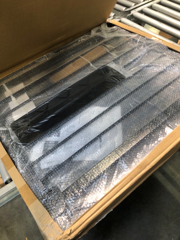 Photo 1 of Extra Wide Baby Gate Black 53-57.5 Inch Wide, Walk Through Pressure Mounted No Drill, Long and Large Tension Gate for Pet and Kids 53-57.5 Inch Black
