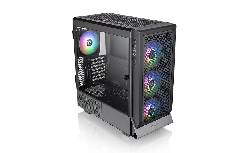 Photo 1 of Thermaltake - Ceres 500 TG ARGB ATX Mid-Tower Case - Black
