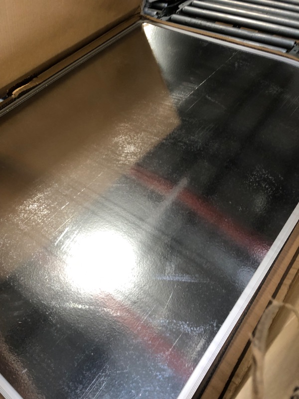 Photo 3 of VIZ-PRO Magnetic Whiteboard/Dry Erase Board, 48 X 36 Inches, Silver Aluminium Frame