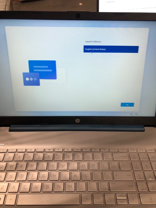 Photo 3 of HP 15.6" Screen FHD Laptop Computer, AMD Ryzen 5 5500U, 8GB RAM, 256GB SSD, Spruce Blue, Windows 11 Home, 15-ef2729wm