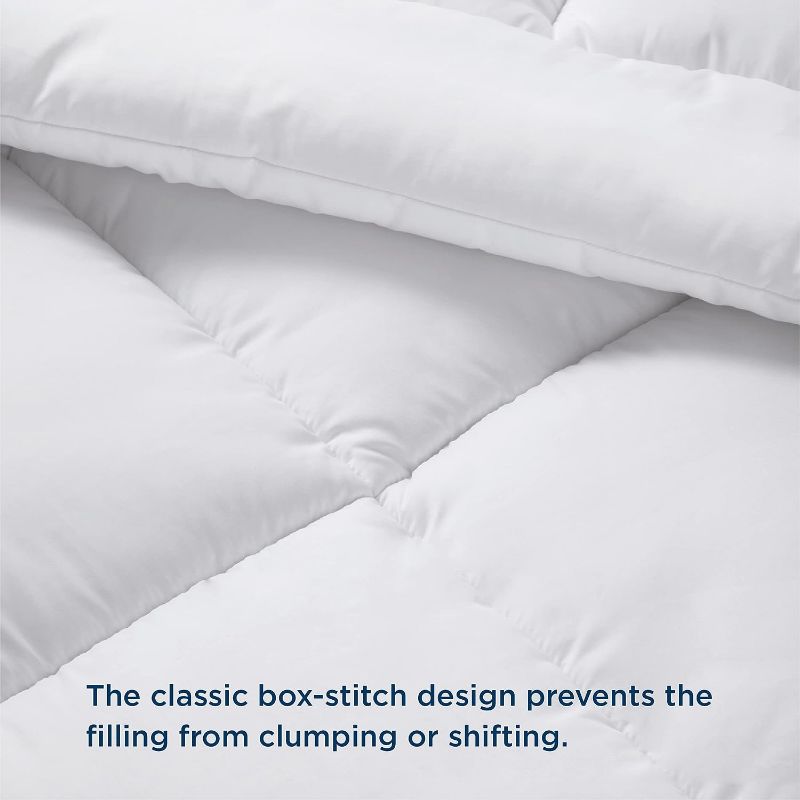 Photo 1 of Bedsure Queen Comforter Duvet Insert - Quilted White Comforters Queen Size, All Season Down Alternative Queen Size Bedding Comforter with Corner Tabs