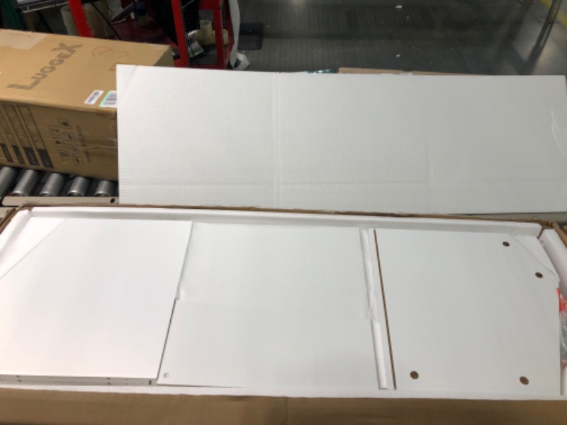 Photo 1 of Badger Basket Co. Three Bin Stackable Storage Cubby - White