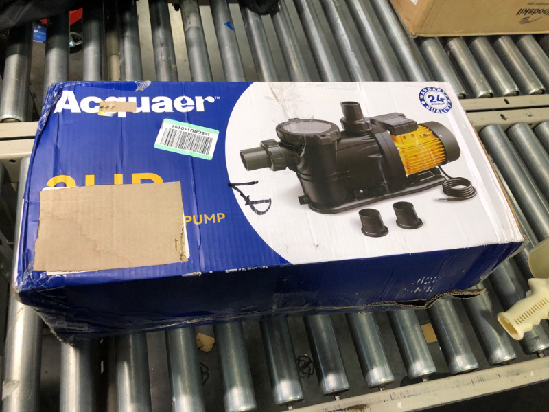 Photo 1 of Acquaer 2 HP Pool Pump, 7860 GPH 115V Above Ground Inground Swimming Pool Pump, High Flow Energy-Efficient Single Speed Self Priming Pool Pump with Strainer Basket
Visit the Acquaer Store