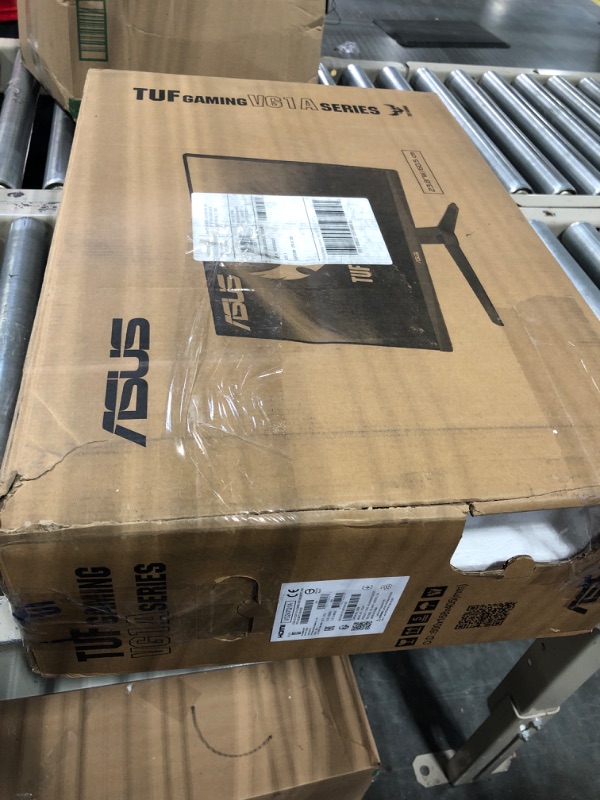 Photo 1 of ASUS TUF Gaming 23.8” 1080P Monitor (VG247Q1A) - Full HD,165Hz (Supports 144Hz),1ms, Extreme Low Motion Blur, Adaptive-sync, FreeSync Premium,Shadow Boost, Speakers, Eye Care, HDMI, DisplayPort, BLACK 23.8" FHD 1ms 165Hz FreeSync Premium