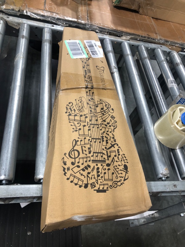 Photo 1 of Hape Kid's Wooden Toy Ukulele in multicolor Dot Blue, L: 21.1, W: 2.6, H: 6.9 inch