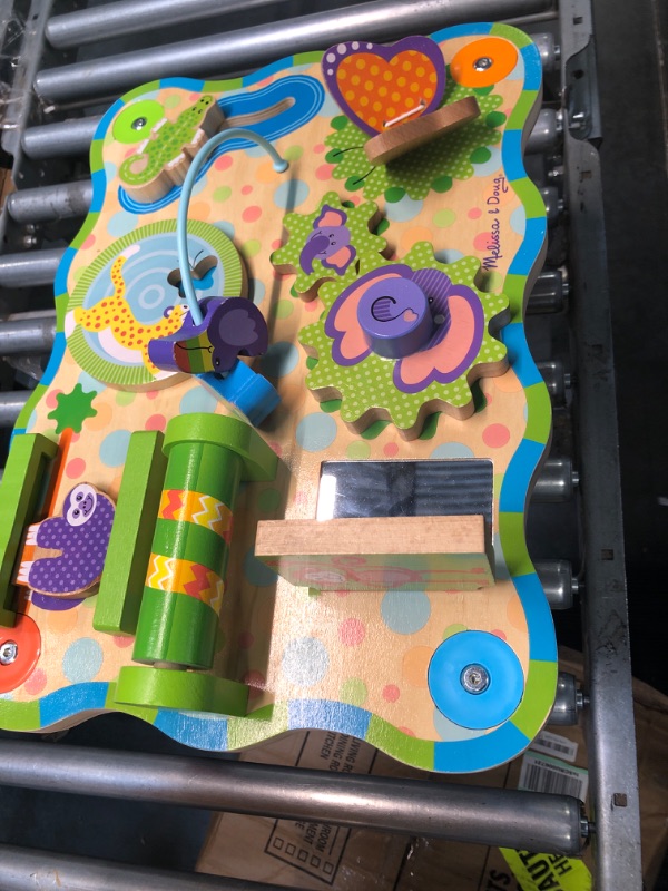 Photo 2 of Melissa & Doug First Play Children’s Jungle Wooden Activity Table for Toddlers