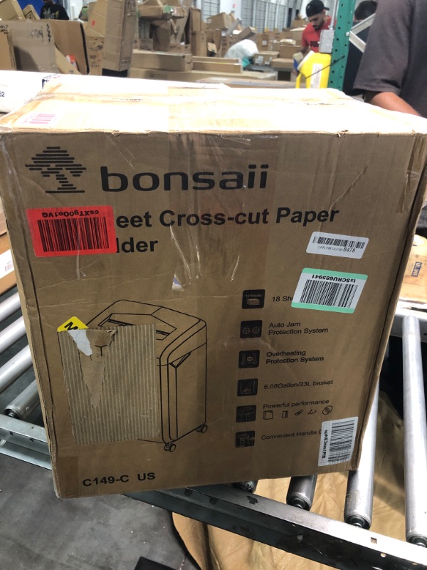 Photo 4 of Bonsaii C149-C Shredder and 24-Pack Lubricant Sheets
