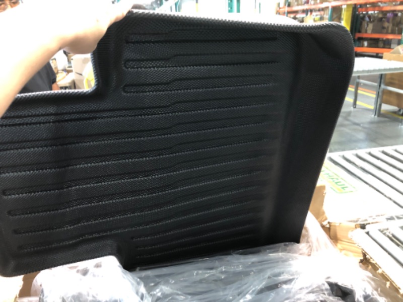 Photo 2 of Auto Champ Tesla Model Y Floor Mats - All Weather Tesla Model Y 5-Seater 2020-2023 Accessories - Heavy Duty TPE Floor Mats 1st and 2nd Row