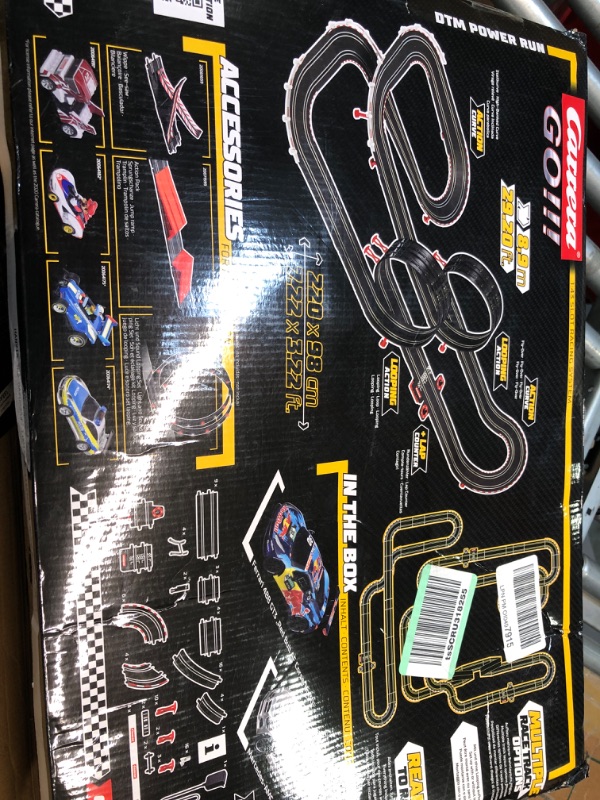 Photo 2 of Carrera GO!!! Electric Powered Slot Car Racing Kids Toy Race Track Set 1:43 Scale, DTM Power Run