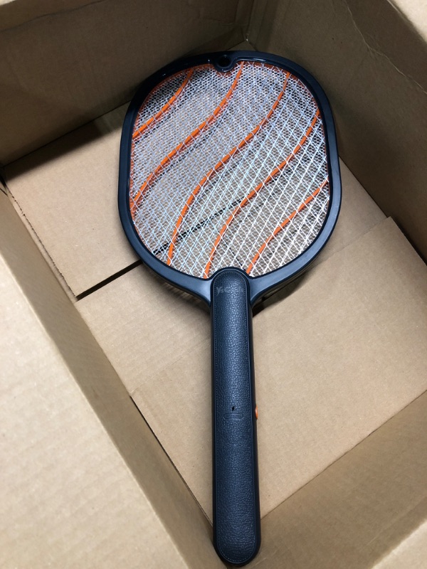 Photo 3 of YsChois Electric Fly Swatter Electric Fly Zapper with 2 Sets AA Battery - Powerful Large Grid - Easy to Use - Lightweight Bug Zapper Racket for Indoor & Outdoor Use