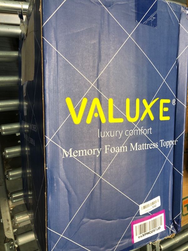 Photo 1 of 3 Inch Gel Memory Foam Mattress Topper Full Size High Density Cooling Pad Pressure Relief Bed Topper (with Removable & Washable Bamboo Cover) Full 3 Inch