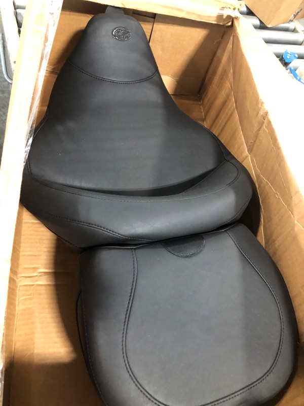 Photo 3 of Mustang Motorcycle Seats 79538 Super Touring One-Piece Seat for Harley-Davidson Electra Glide Standard, Road Glide, Road King & Street Glide 2008-'21, Original, Black, Extended Reach