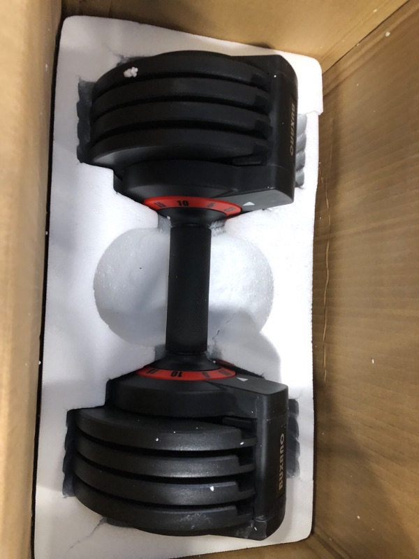 Photo 4 of Adjustable Dumbbells 25/55LB Single Dumbbell Weights, 5 in 1 Free Weights Dumbbell with Anti-Slip Metal Handle, Suitable for Home Gym Exercise Equipment 25LB-1pc