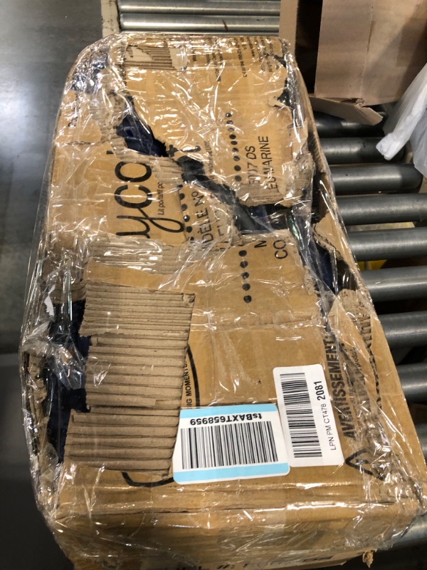Photo 1 of Regalo My Cot Deluxe Portable Toddler Bed, Includes Sleeping Bag, Navy Blue - Deluxe