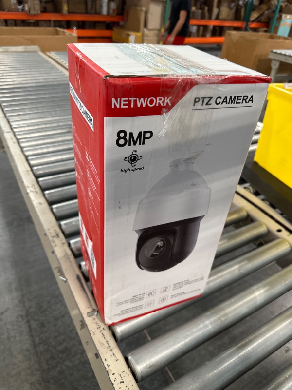 Photo 2 of 4K 8MP Auto Tacking PTZ POE IP Outdoor Camera with Face Recognition,25x Optical Zoom(5~125mm),240°/S High Speed,Focuses on Human and Vehicle,328ft Starlight IR,MicroSD Card Slot,POE+ (49825GB-HNR)