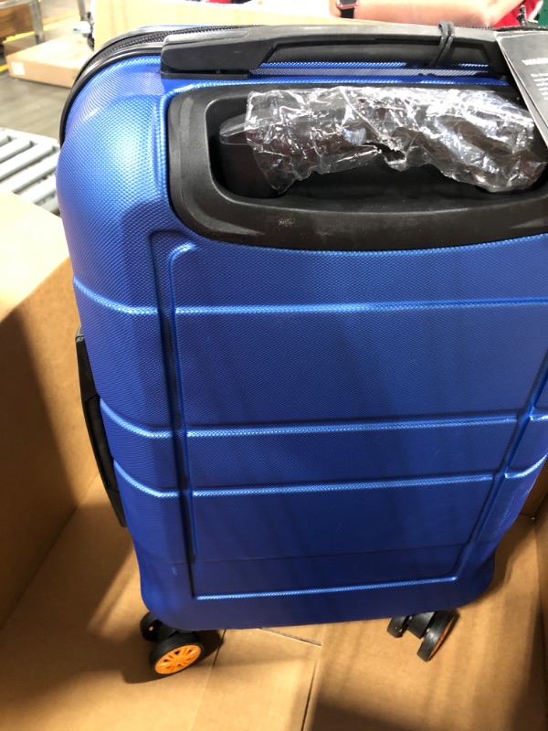 Photo 4 of American Green Travel - Andante S TSA Anti-Theft Carry On Luggage with Spinner Wheels, Expandable Rolling Suitcase for Travelling, TSA Approved Carry On Luggage, Blue Blue 20" x 14" x 8"