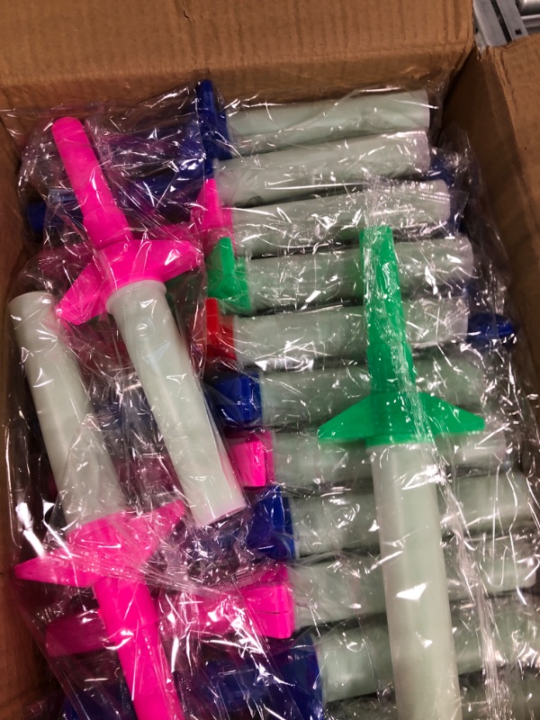 Photo 1 of 48 Pieces Light up Swords Bulk Expandable LED Light up Sabers Set Flashing Saber Sword Glow in Dark Light up Saber for Christmas Halloween Party Birthday Warriors and Sword Game 80s Neon Party Favors
