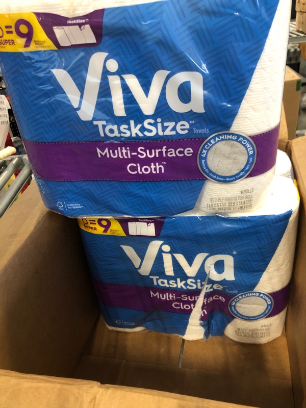 Photo 3 of 6 Rolls Viva Signature Cloth Paper Towels, Choose-A-Sheet- 50.0 EACH x 6 Pack - LISTED BY 442LORIMAR INC -2 pack
Brand: Generic