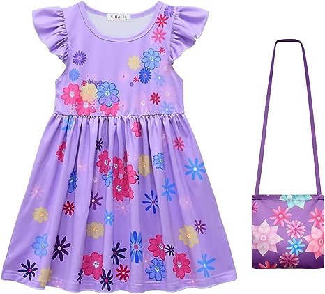 Photo 1 of Alyfyto Encanto Girls Cosplay Dress, Stage Show Themed Party HD Print Princess Dress  SIZE 5T 